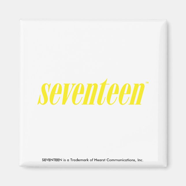 Seventeen Logo-Yellow Magnet (Front)