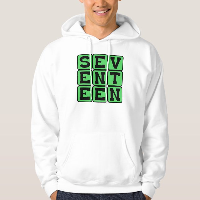Seventeen, Number 17 Hoodie (Front)