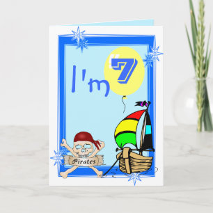 Seventh  Birthday Card