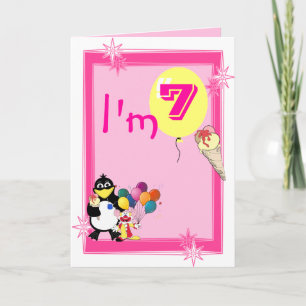 Seventh Birthday Card