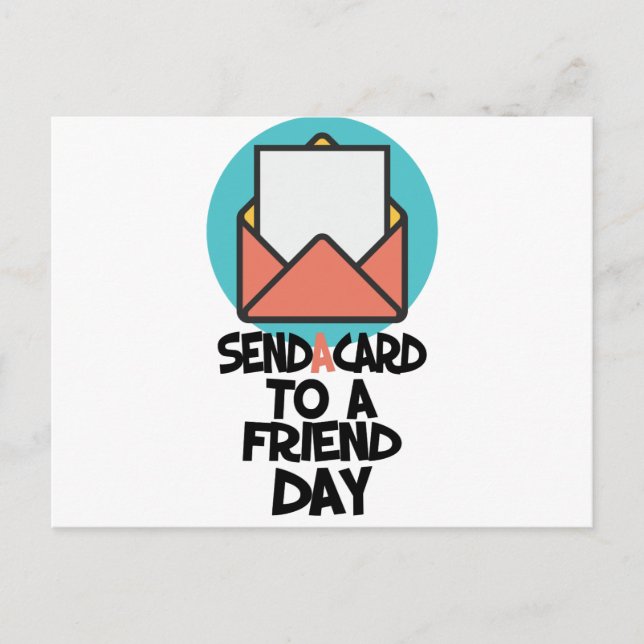 Seventh February - Send a Card to a Friend Day (Front)
