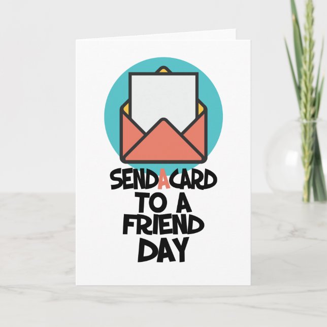 Seventh February - Send a Card to a Friend Day (Front)