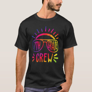 Seventh Grade Crew Tie Dye 7th Grade Back To Schoo T-Shirt