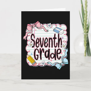 Seventh Grade Is Magical Unicorn Funny Ck To Schoo Card