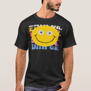 Seventh Grade Smile Groovy Back To School 7th Grad T-Shirt