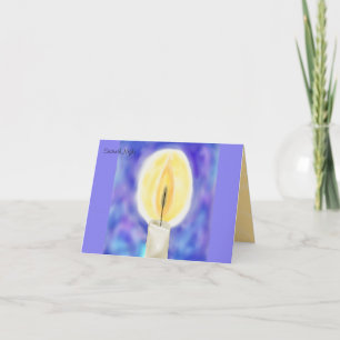 Seventh Night Hanukkah Card
