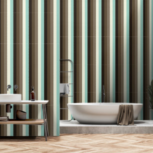 Seventies stripe pattern wallpaper