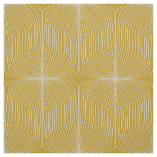 Seventies yellow pattern fabric