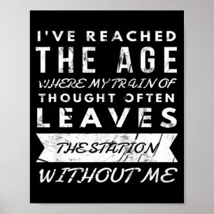 Seventy 70th Birthday Pun Gag Gift Poster
