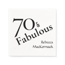 Seventy & Fabulous 70 Elegant 70th Birthday Party