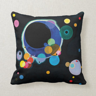 Several Circles by Wassily Kandinsky Cushion