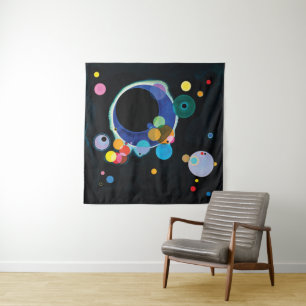 Several Circles by Wassily Kandinsky Tapestry