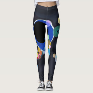 Several Circles, Vassily Kandinsky in digital Leggings