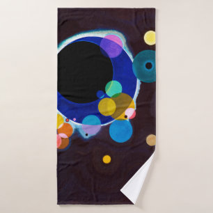 Several Circles, Wassily Kandinsky Bath Towel