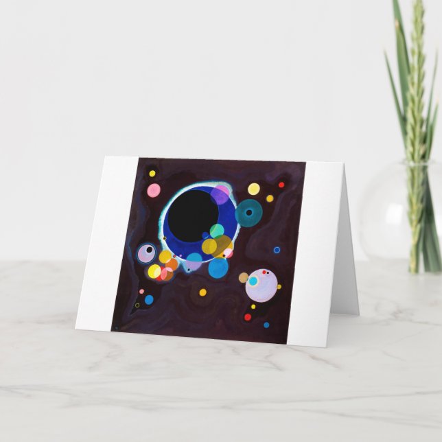 Several Circles, Wassily Kandinsky Card (Front)