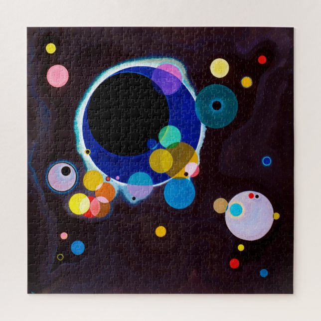 Several Circles, Wassily Kandinsky Jigsaw Puzzle (Vertical)