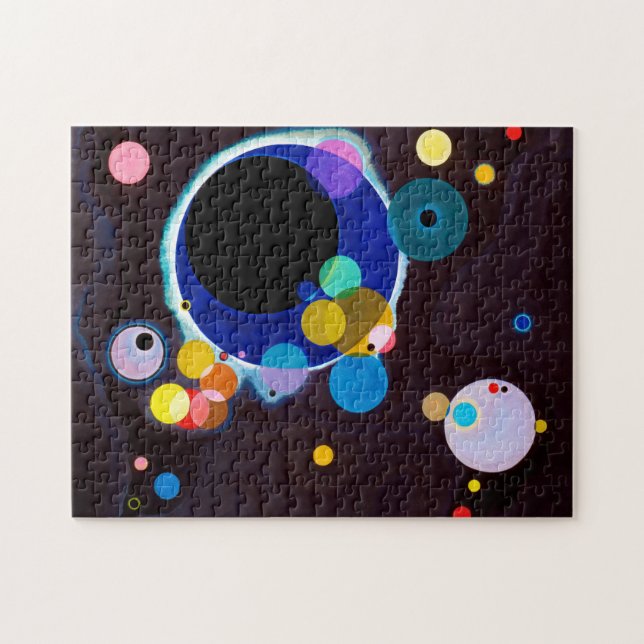 Several Circles, Wassily Kandinsky Jigsaw Puzzle (Horizontal)
