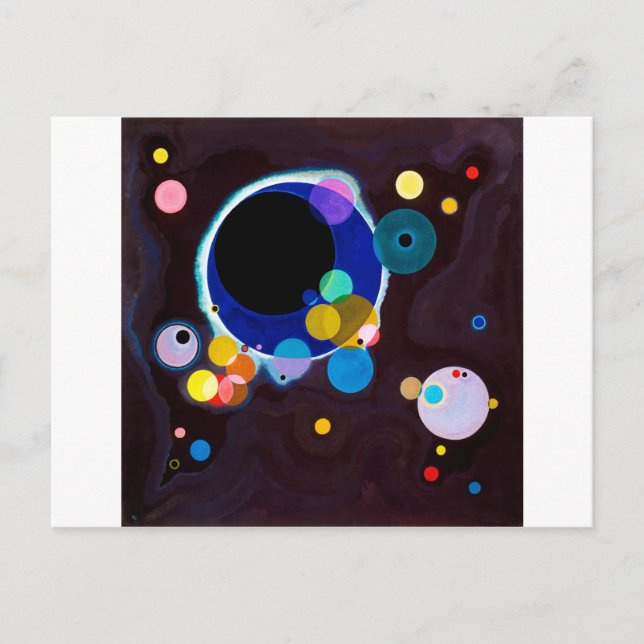 Several Circles, Wassily Kandinsky Postcard (Front)