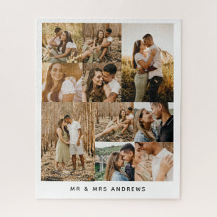 Several Photos Collage Lovely Couple  Jigsaw Puzzle