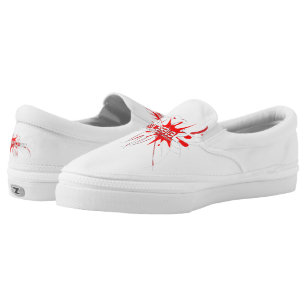 Severe Imprint Zipz Slip On Shoes, Men Women