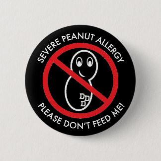 Severe Peanut Allergy Button