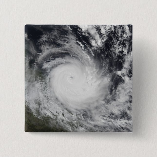 Severe Tropical Cyclone Hamish 15 Cm Square Badge (Front)