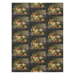 Severin Roesen Abundant Fruit Still Life Art Tablecloth
