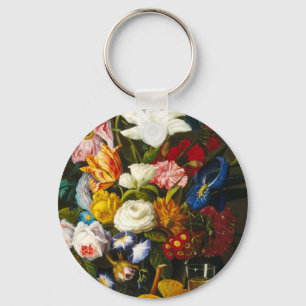 Severin Roesen - Victorian Bouquet Key Ring