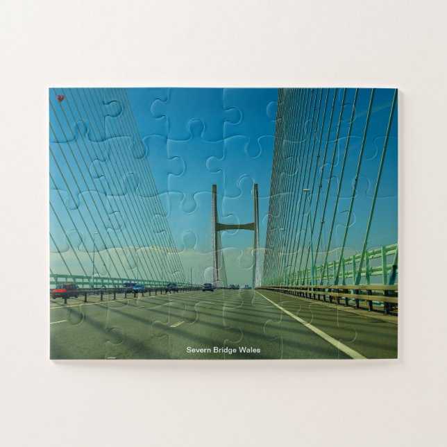 Severn Bridge Wales Jigsaw Puzzle (Horizontal)
