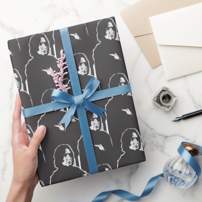 Severus Snape Arms Crossed B-W Wrapping Paper (Gifting)