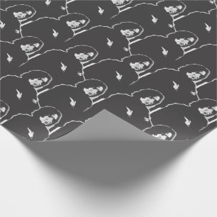 Severus Snape Arms Crossed B-W Wrapping Paper