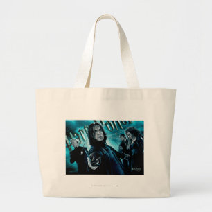 Severus Snape With Death Eaters 1 Large Tote Bag