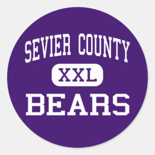 Sevier County - Bears - High - Sevierville Classic Round Sticker