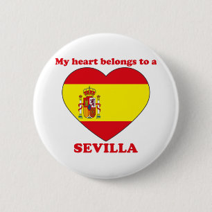 Sevilla 6 Cm Round Badge