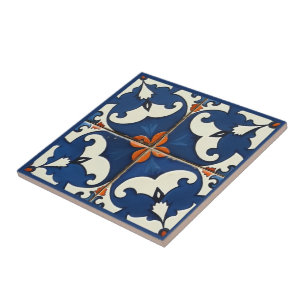 Sevilla Bloom Azulejo Ceramic Tile