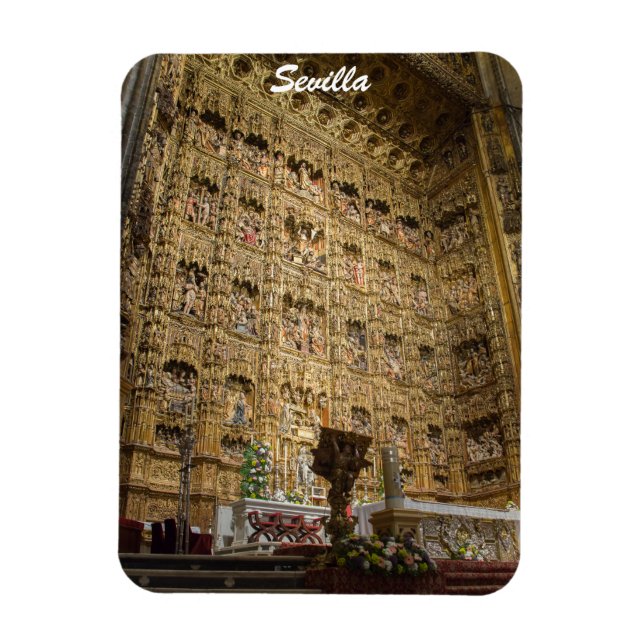 Sevilla cathedral magnet (Vertical)