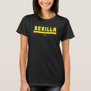 Sevilla Spain Spanish Flag Espana Tourist Souveni T-Shirt