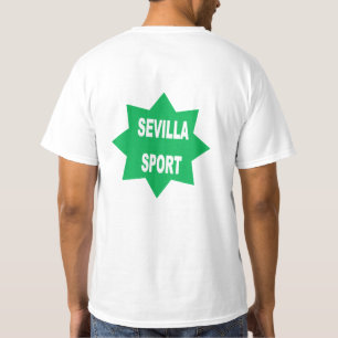 SEVILLA SPORT Men's White Back T-Shirt