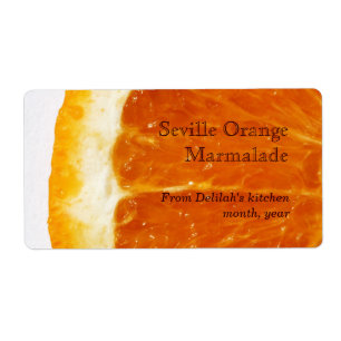 seville orange marmalade label