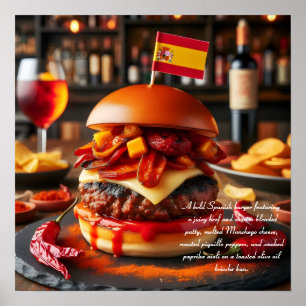 Seville Sizzle: Chorizo Sensation Poster