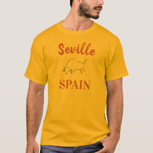 Seville Spain, bull T-Shirt