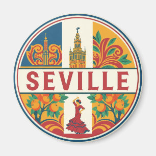 Seville Spain Plaza de Espana Magnet