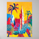 Seville Spain. Poster<br><div class="desc">The GiraldinBell Tower.</div>