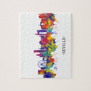 Seville Spain Skyline Jigsaw Puzzle