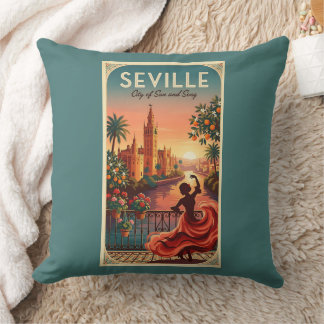 Seville Sunset Flamenco Cushion