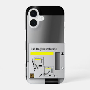 Sevoflurane Vaporizer Anaesthesia iPhone 16 Case