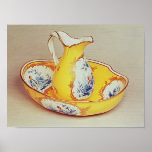 Sevres Broc Roussel ewer and basin Poster