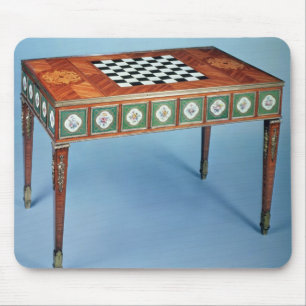 Sevres games table with porcelain plaques mouse pad