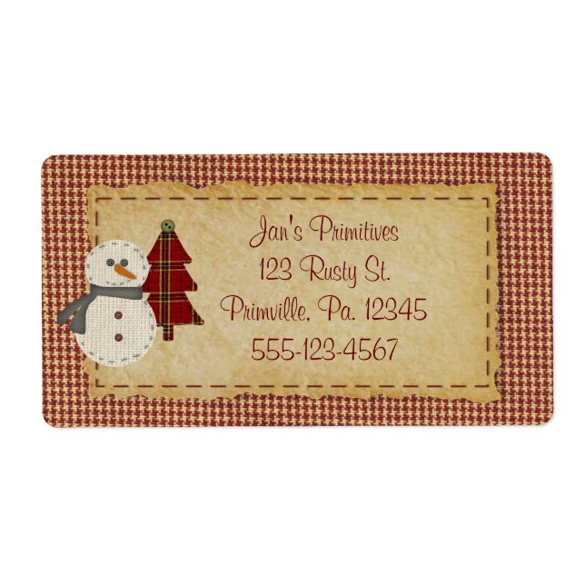 Sew Christmas Business Label (Front)