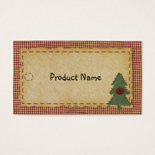 Sew Christmas Tree Hang Tag